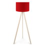 Opviq Lámpara de Pie AYD-1572 Rojo y Crema